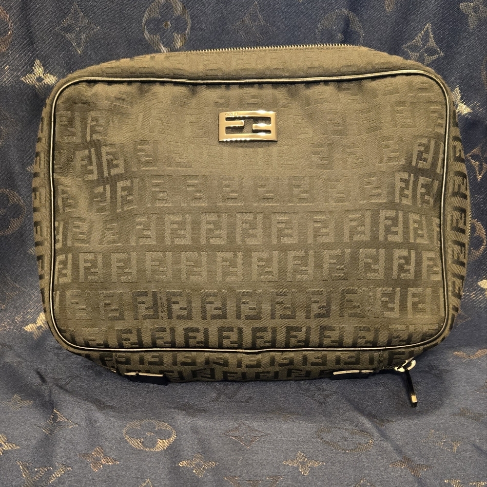 Fendi Black Makeup/Travel Bag